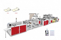 Машина для производства мусорных пакетов с затяжкой CW-1000PG+OR