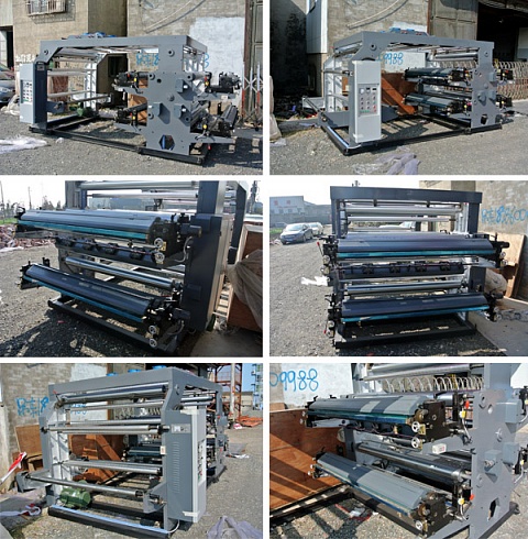 Флексографическая четырехцветная печатная машина YT-4